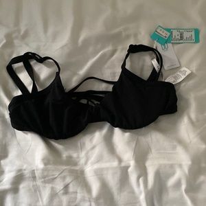 Black Seafolly bikini top.